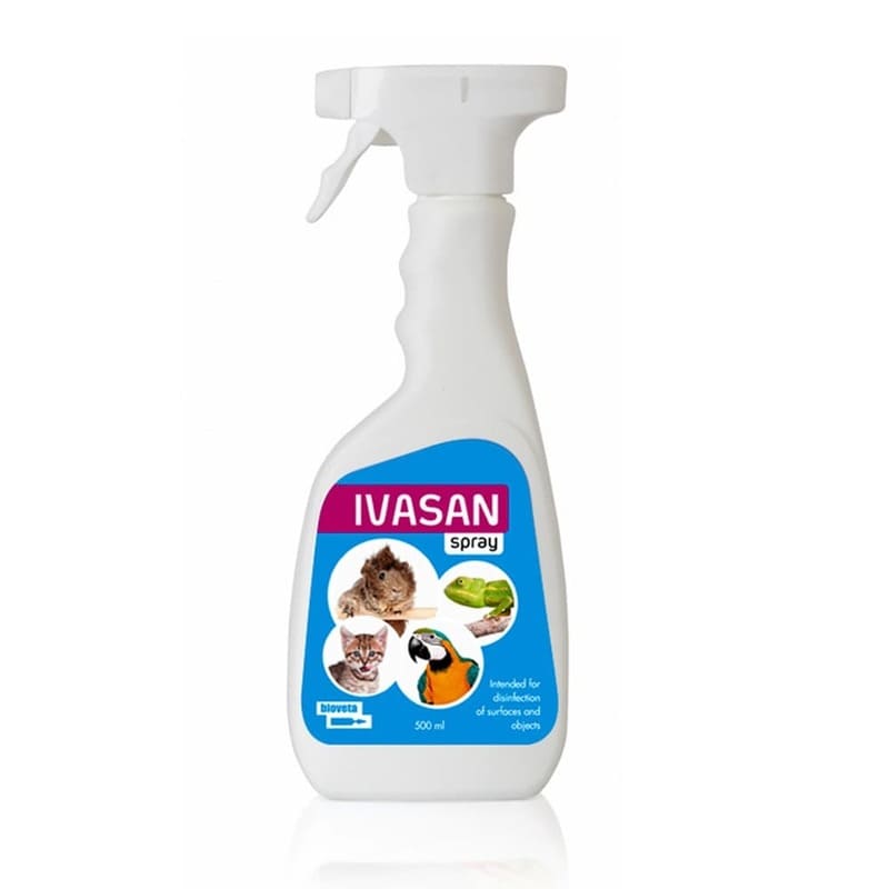 Ivasan Spray dezinfekcijas līdzeklis dzīvnieku smaku un traipu tīrīšanai 500 ml